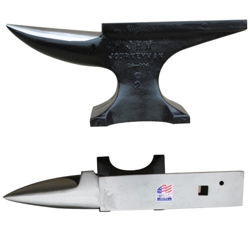 JHM 125 Lb. Journeyman #2 Square Back Anvil - Anvil Brand