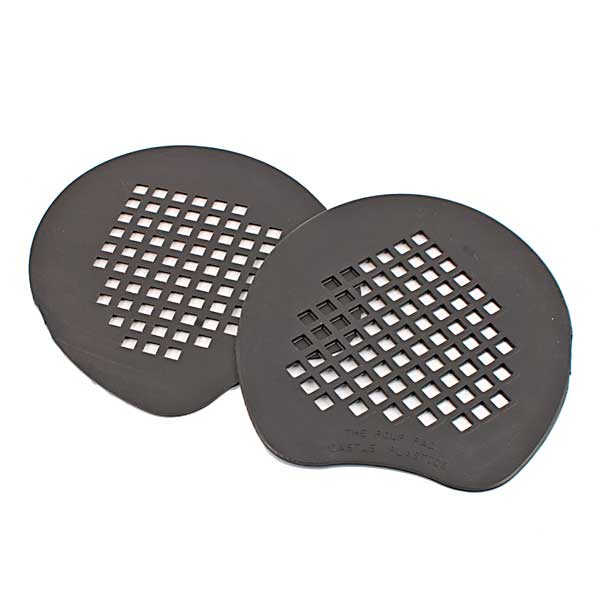 Castle Small Black Pour Horseshoe Pads