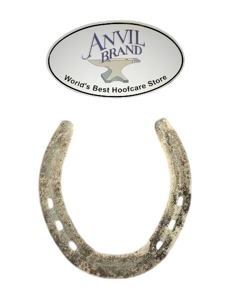 AB Handmade Hind 1/4 x 3/4 Punched #0 Horseshoe - Anvil Brand