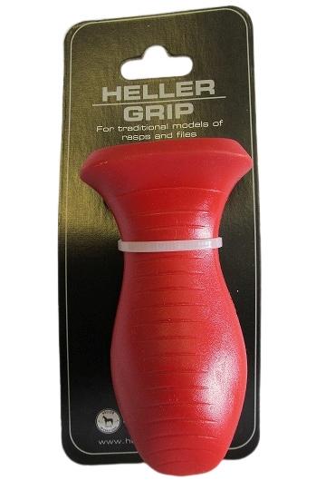 Heller Grip Red Rasp Handle - Anvil Brand