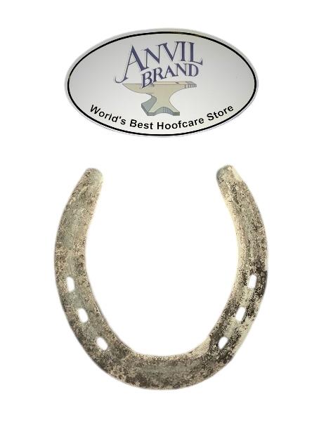 AB Handmade Hind 5/16 x 3/4 Punched #0 Horseshoe - Anvil Brand