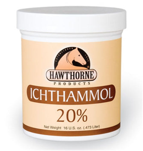 Hawthorne Ichthammol 20% 16 oz Anti-Bacterial Ointment - Anvil Brand