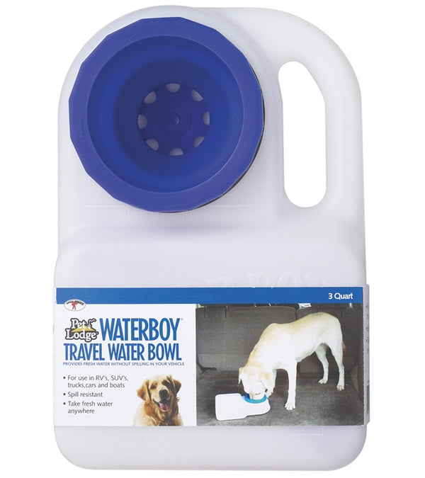 Pet Lodge™ WaterBoy® 3 Quart Travel Water Bowl - Anvil Brand