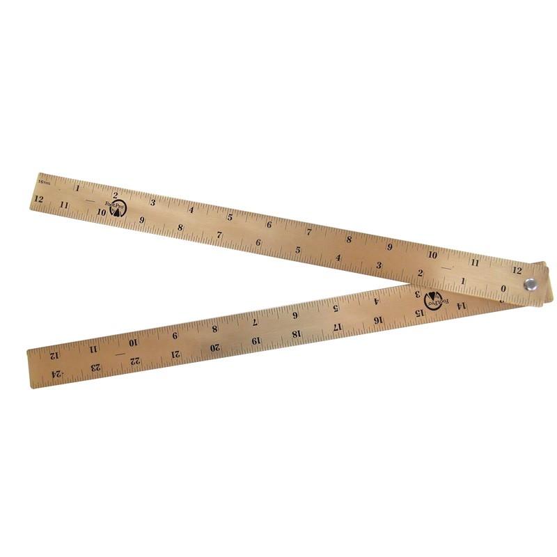 FootPro 2' Brass Ruler - Anvil Brand