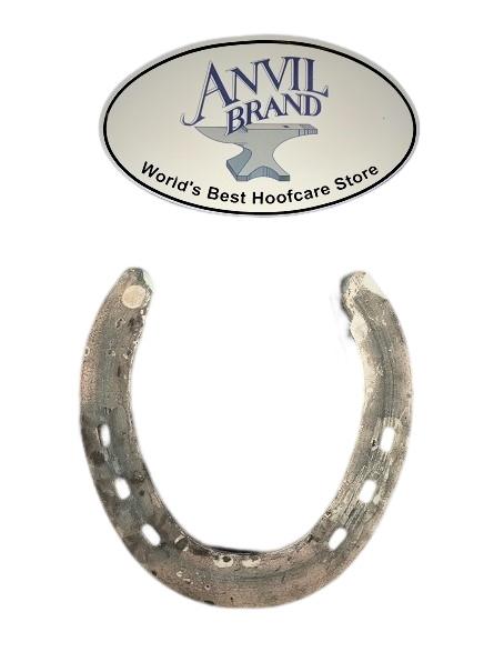 AB Handmade Hind 1/4 x 3/4 Punched #000 Horseshoe - Anvil Brand