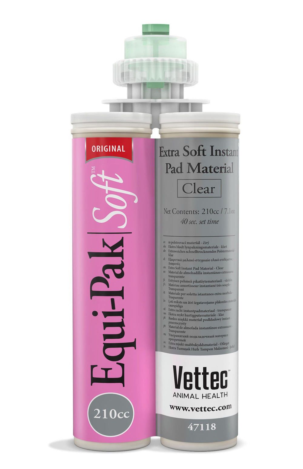 Vettec Equi-Pak Soft 210cc Extra Soft Clear - #47118