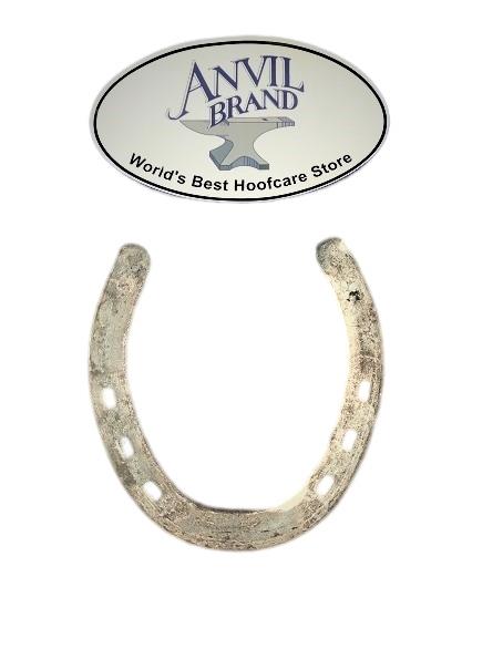 AB Handmade Hind 5/16 x 5/8 Punched #00 Horseshoe - Anvil Brand