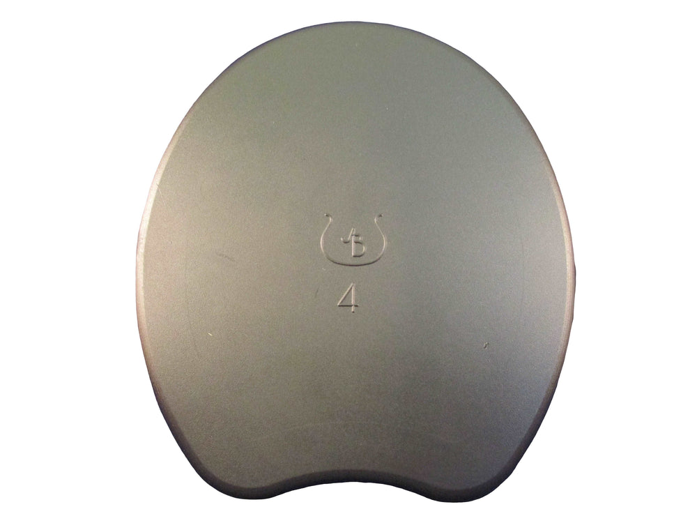 AB #4 Reg Flat Black Horseshoe Pads