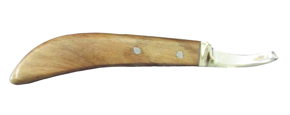 AB Economy Drop Blade RH Wood Handle Hoof Knife