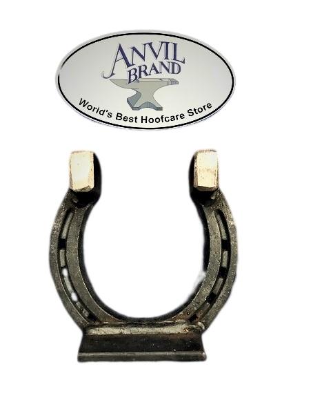 AB Pony Pulling Double Heel #0 Front Horseshoe - Anvil Brand