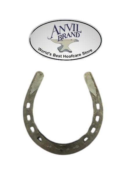 AB Handmade Front 5/16 x 5/8 Punched #1 Horseshoe - Anvil Brand