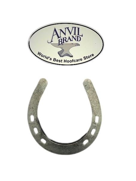 AB Handmade Front 5/16 x 5/8 Punched #00 Horseshoe - Anvil Brand