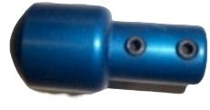 AB Blue Small Aluminum Rasp Handle