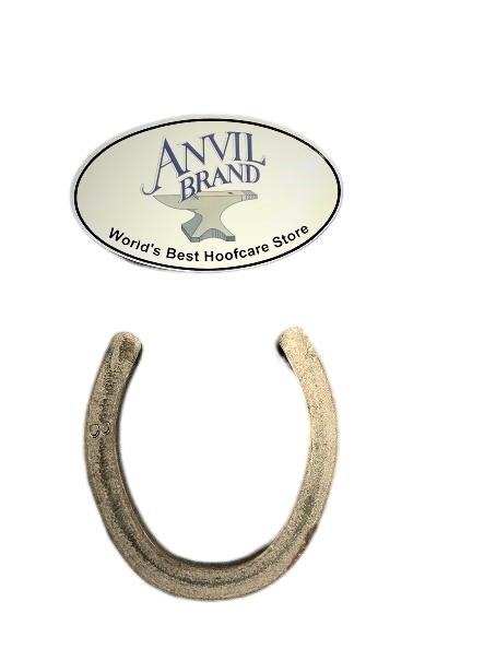 AB Handmade Hind 1/4 x 5/8 Blank #00 Horseshoe - Anvil Brand