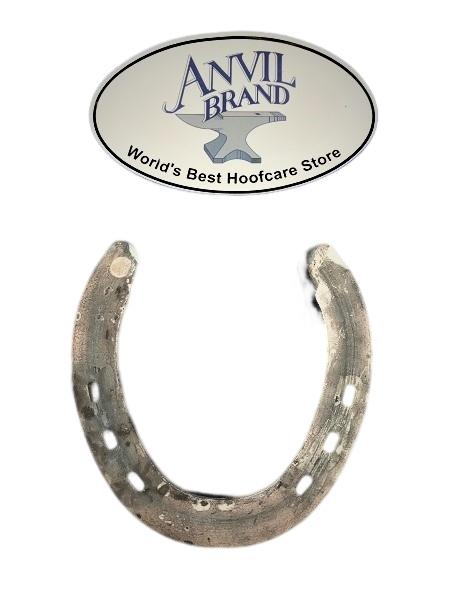 AB Handmade Hind 5/16 x 3/4 Punched #00 Horseshoe - Anvil Brand