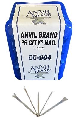 AB 6 City Horseshoe Nail 250 Count Box