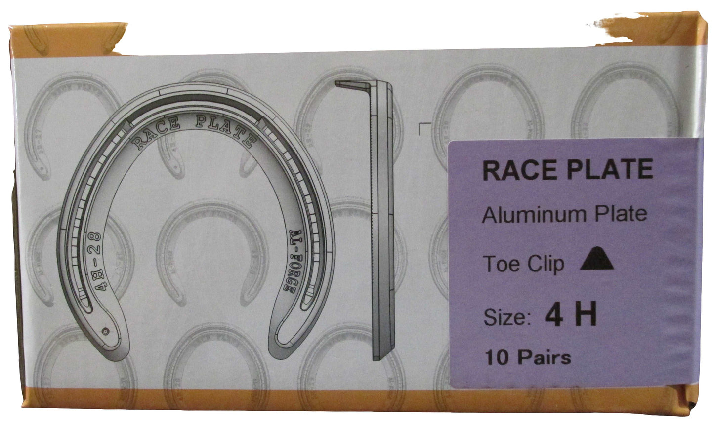 AB Aluminum Racing Plate #4 Hind Horseshoe