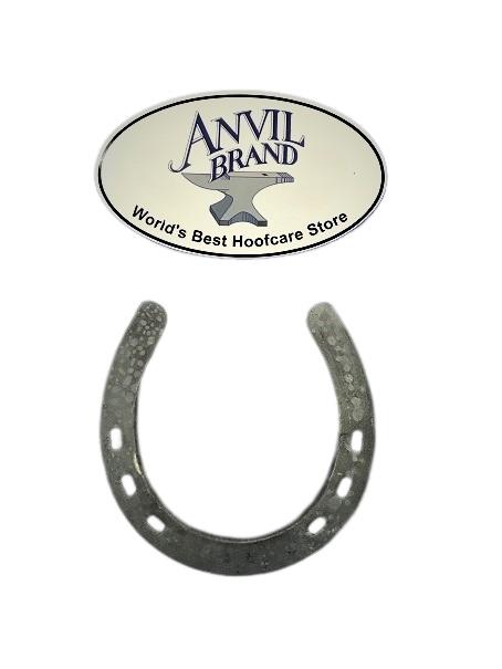 AB Handmade Front 5/16 x 5/8 Punched #000 Horseshoe - Anvil Brand