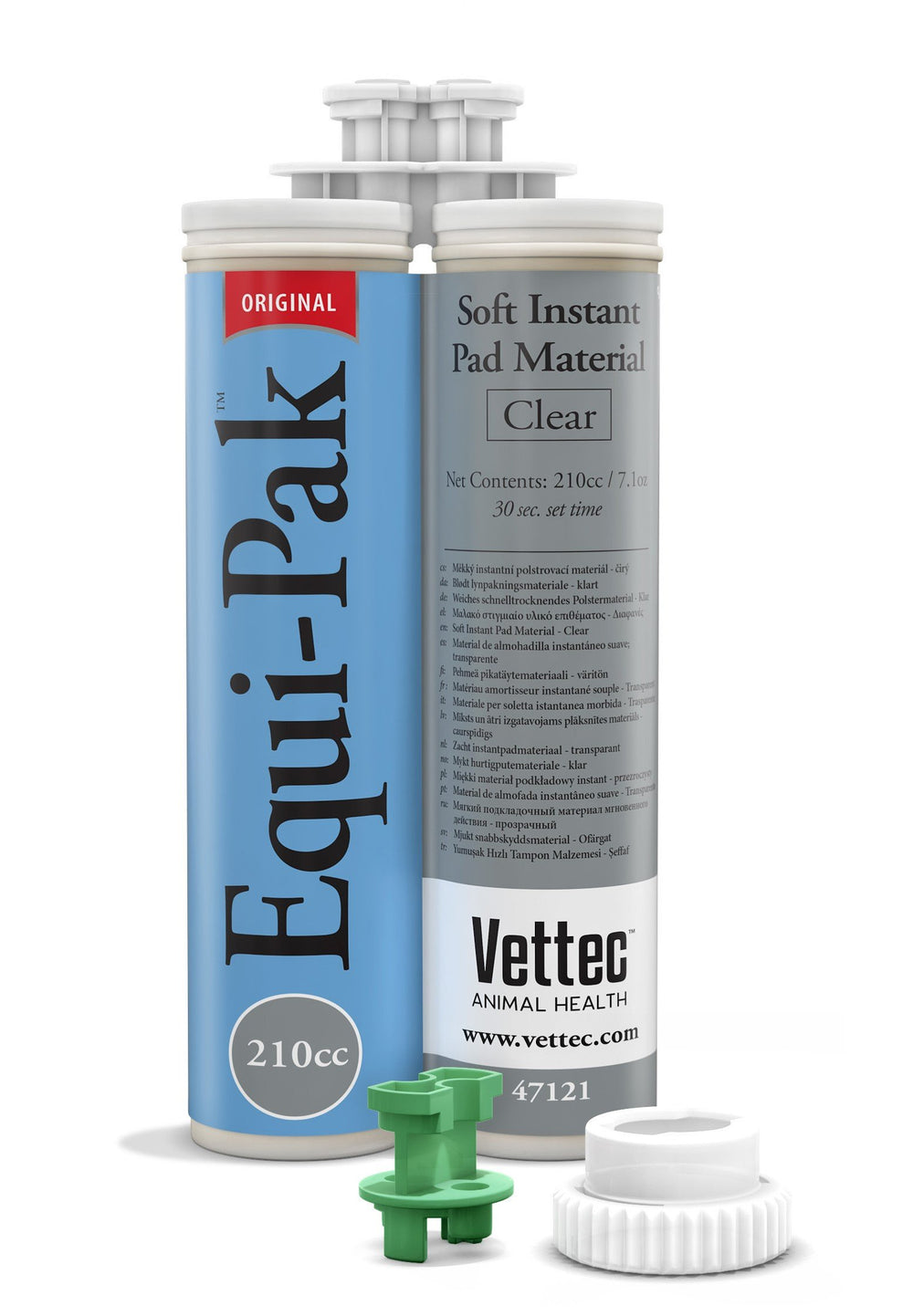 Vettec Equi-Pak Clear 210cc Instant Pad Material - #47121 - Anvil Brand